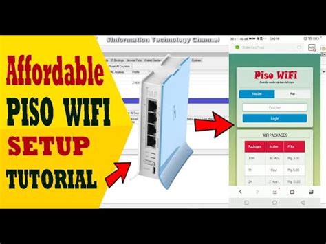 MIKROTIK PISO WIFI TUTORIAL .
